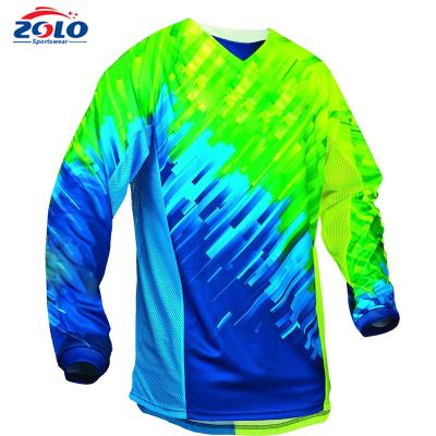 China Fully Breathable Custom Dye Sublimation BMX Jerseys , BMX Team Jerseys for sale