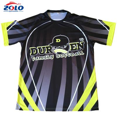 China OEM Breathable Top Quality Dry Fit Girls Softball Jerseys for sale