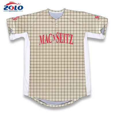 China Breathable New Design Best Quality Sports Wear Blank Team Sublimation Baseball Tank Tops for sale