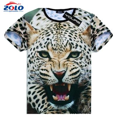 China cheap custom anti-pilling tigger 3d print t-shirt new design for sale