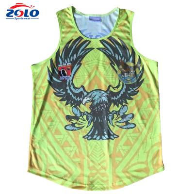 China Breathable OEM Order Acceptable Make Your Own Super Sleeveless Rugby Jersey for sale