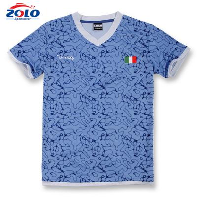 China Quick Dry OEM Orders Sublimation Acceptable Dry Fit Retro Football Shirts for sale