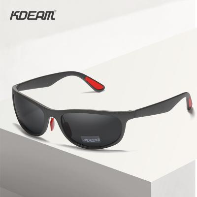 China Fashion KDEAM Sunglasses Custom Logo TR90 Polarized Fashion Sunglasses Men Women Sport Slow Sol Glasses 2020 for sale