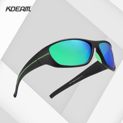 China Fashion High Quality Professional Women Men Safety TR90 Sports Sunglasses Polarized Cycling Eyewear UV400 Eyewear KDEAM for sale