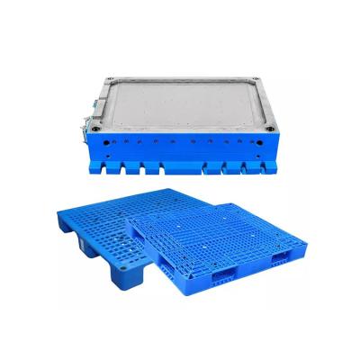 China Double Sides Euro Plastic Pallet Heavy Duty Stackable Reversible HDPE Large Plastic Pallet for sale