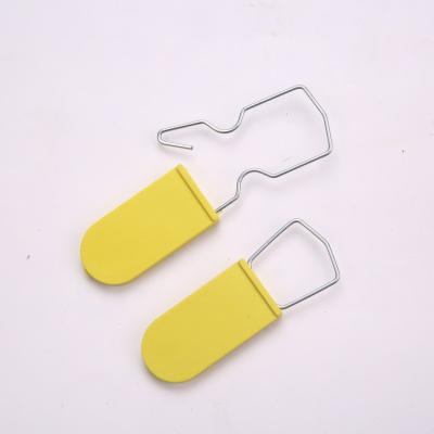 China Disposable Plastic Security Padlock Lock Logistics Indicative Seal For Airline Catering for sale