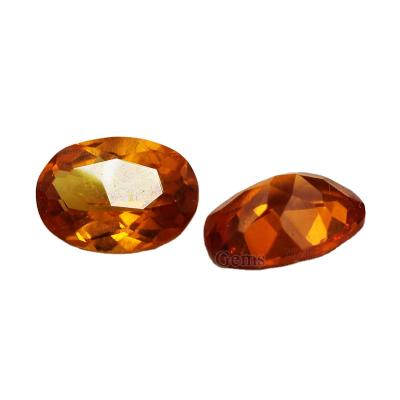 China Color set or fire oval shape natural yellow citrine wholesale by facet cutting loose quartz for jewelry set for sale