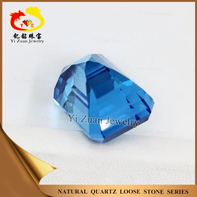 China Fire Supplier Octangle Color Set or Step Cut London Blue Sky Blue Swiss Topaz Gemstones For Sale for sale