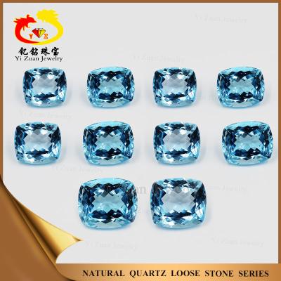 China Best Fire Step Cut Octagon London Topaz Beads Natural Blue Color Play Or Gemstone for sale