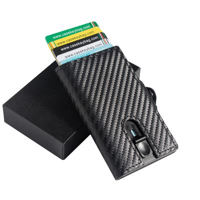 China Ultra Thin RFID Wallet Small With Coin Purse For Men Pop RFID Wallet 2021 With Clip for sale