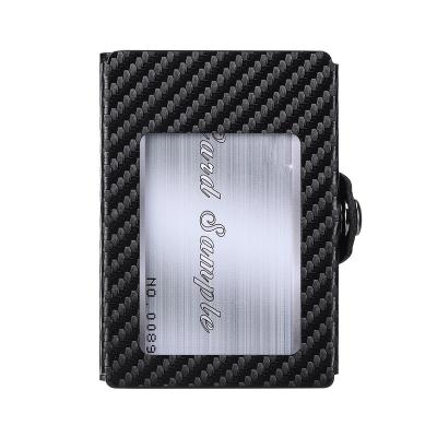 China Wholesale Fiber Card Case Credit Card Holder Carbon Business Card Holder Steel Name Card Holder for sale