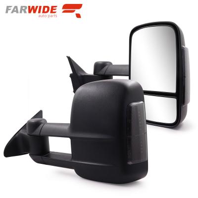 China ABS+glass FARWIDE Turn Signal Light Electric Glass Side Mirror For Jeep Grand Cherokee 2010+ for sale