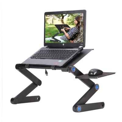 China New 360 Degree Adjustable Home Office Laptop Table Computer Desk Stand (Height) With Mouse Pad for sale