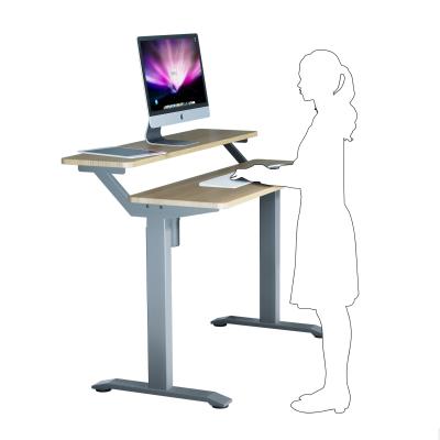 China (Height) Adjustable Ergonomic Stand Up Desk Frame Computer Mechanism , Electric Lift Computer Desk Mechanism for sale