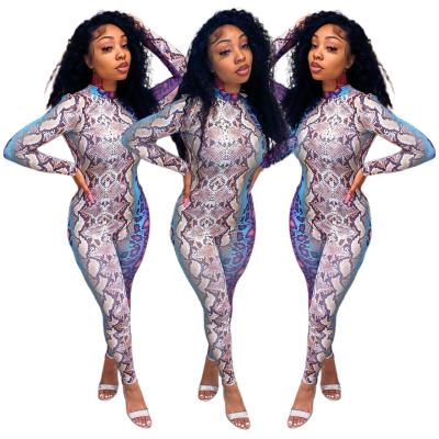 China 2022 One Piece Serpentine Overalls Fitness Romper Women Long Sleeve Jumpsuit 2021 QUICK DRY Clothing for sale