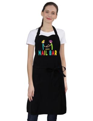 China Colorful Nail Cleaning Apron for Techs Art Supplies Nail Salons with Pockets Adjustable Neck and Long Ties Cosmetology Nail Manicure for sale