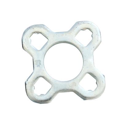 China industrial ringlock scaffolding accessories galvanized pressed metal clamp rossete for sale