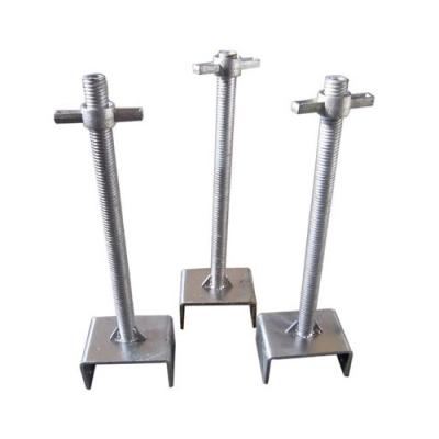 China Chinese Adjustable Hollow Screw Jack Base Base Scaffolding Firm For Support for sale