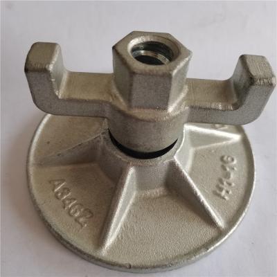 China Industrial Galvanized Square Wing Nut Washer Plate For Tie Rod for sale