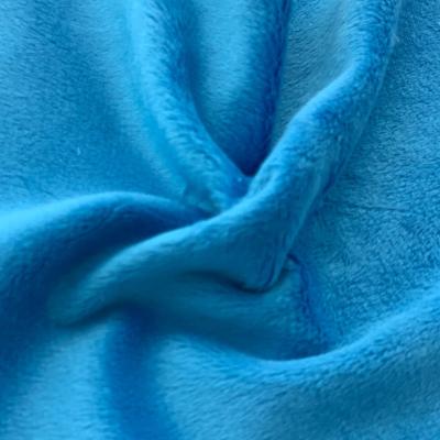 China Micro Super Soft Tear-Resistant Tear-Resistant Short Plush Colorful Plain Brushed Suede Velboa Fabric For Toy Garments for sale