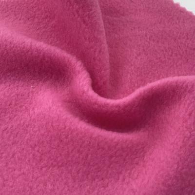 China Double Brushed 100%Polyester Anti Pill Anti Pill Fleece Knitted Fabric For Garment for sale