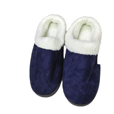 China Fashion Trend Men's Snow Boots Winter Home Slippers Warm Lined Boots Fleece Heel Indoor Fluffy Shoes for sale