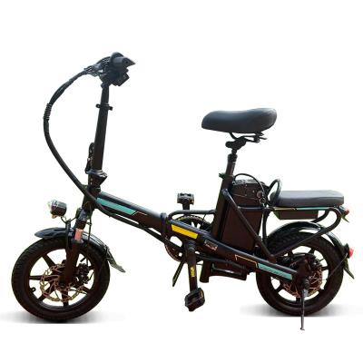 China Cheap Aluminum Alloy Solomo Bike 14 Inch 48V 12Ah Electric Folding Electric Bicycle Steel Frame High Carbon Fast Delivery for sale