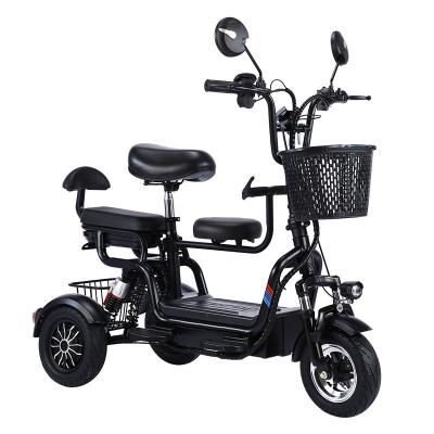 China Passenger Electric Tricycles 400W Three Wheel Cruiser Bike Low Step-Through Electric Bicycles Rickshaw For Elderly for sale