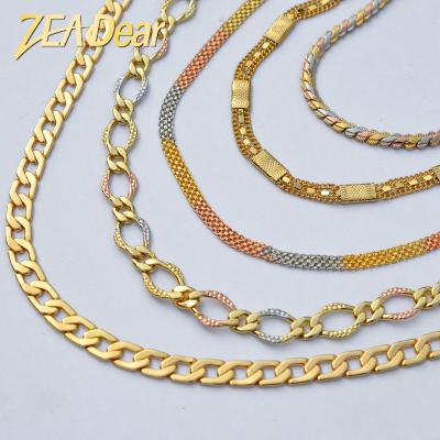 China Hiphop Fashion Jewelry Gold Chain For Women Gold Plated Chain for sale