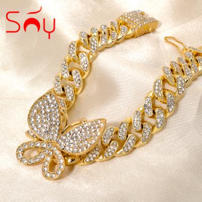 China Wholesale Hip Hop Hip Hop Style Luxury Custom Jewelry Iced Diamond Tennis Bracelet 18K Natural Solid Gold for sale