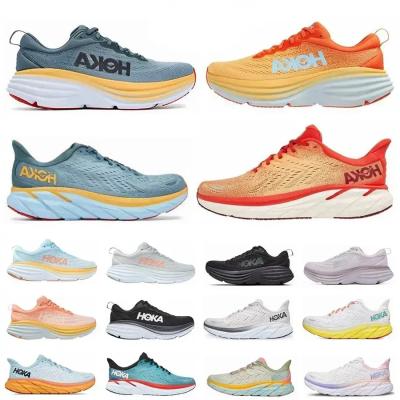 China Mesh One Carbon HK Running Shoes Carbon Outdoor Men Women Bondi 8 Lightweight Cushioning Long Runner Shoe Mens Womens Lifestyle for sale