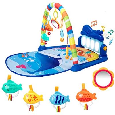 China Factory Price Soft Activity Music Center Gym Baby Playmat 45.5*32*7.5cm for sale