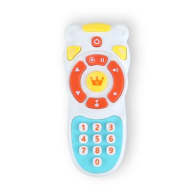 China Emulation TV Remote Control Toy with Artificial Light and Soothing Music Baby's First Education for Infant 17.5*7.5cm for sale