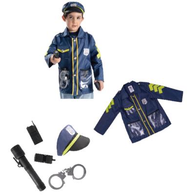 China 6 PCS/SET Pretend Play Toy Set Police Uniform For Kids Police Uniform Kid For 2020 New Toys Kids Police Uniform With 8P for sale