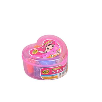 China New Product Non Dry Hot Sale 12 Color Soft Plasticine With Portable Box for sale