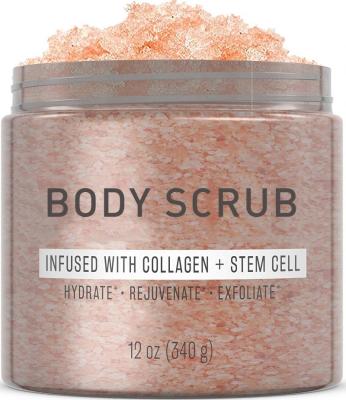 China Hot Selling Himalayan Salt Exfoliator Scrub Natural Body Sugar Scrub Exfoliate Skin Whitening Body Scrub for sale