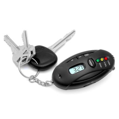 China Breathalyzer Key Chain 2120 Digital Portable Mini Breathalyzer Alcohol Tester 76 x 35 x 22 mm for sale