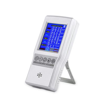 China Natural Air Flow Indoor Air Quality Pollution Meter PM 2.5 CO2 CH2O Tester Indoor Air Quality Meters for sale