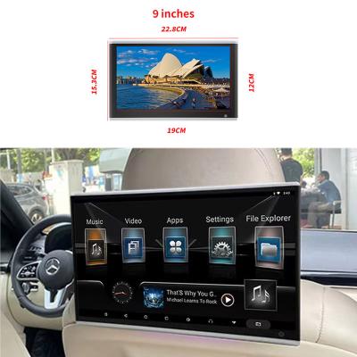 China Stereo 9 Inch Android Head Rest HD-MI Input Ultra HD TV Video Game Player Rear Seat Entertainment 1+16G Car Headrest Monitor for sale