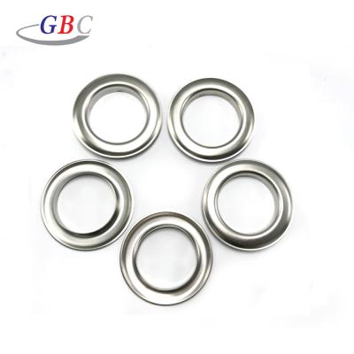 China Silver Fabric/Curtain/Garment Nickel Metal Stainless Steel Grommet Ring Eyelet For Curtain for sale