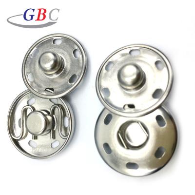 China Dry Cleaning Garment Button Metal Copper Baby Clothes Sew Button For Clothing for sale