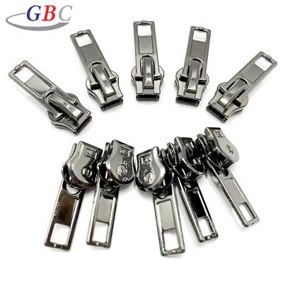 China Other Hot Sale 5# Metal Square Head Automatic Zipper Slider For Luggage for sale