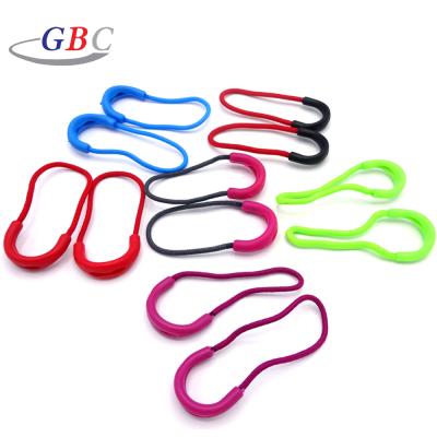 China Wholesale Plastic PVC Zipper Puller String Nickel Free for sale