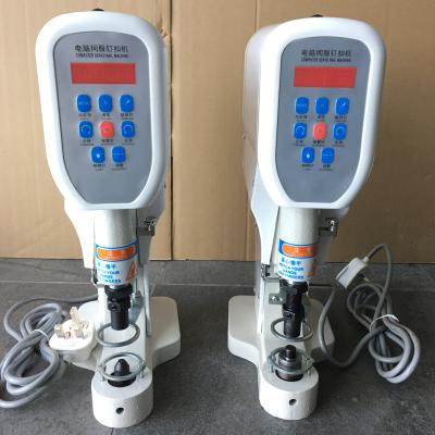 China Apprael Company Electric Semi-automatic Eyelet Tying Machine For Different Eyelet Sizes for sale