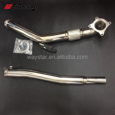 China For AUDI A3 8P 2.0 TFSI For VW For AUDI A3 8P 2.0 TFSI 3inch Downpipe 304 Stainless Steel Exhaust Pipe for sale