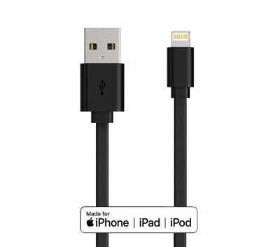 China Eco-friendly MFI certified USB C to L flat cable C94 3A 18W for Apple iPhone cable mfi charger cable usb data for sale