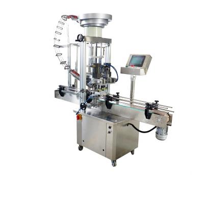 China Hot Sale Automatic Juice Plastic Glass Bottle Type Cosmetic Screw Cap Shampoo Food Capping Machine for sale