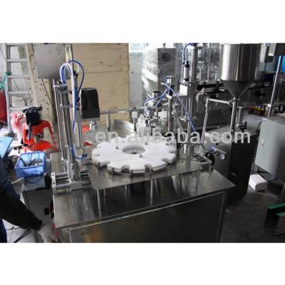 China Hot Sales Guangzhou CX Food Automatic Rotary Filler And Capper Machine For Small Bottle for sale