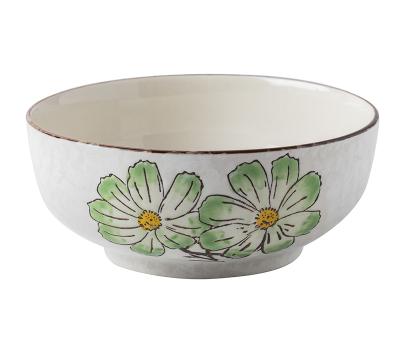 China Sustainable Gesang Flower High - Foot Ceramic Bowl With Excellent Quality And Low Price for sale