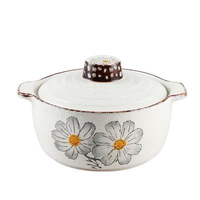 China Sustainable Supply High Quality Ceramic Soup Tureen Pot for sale